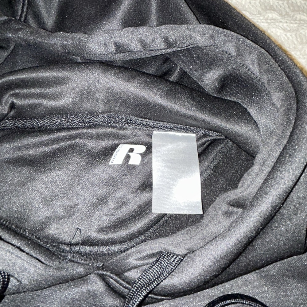 WSU Cougars Russell Black Hoodie Mens XL Super Soft Heavy - Picture 3 of 6